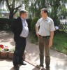 Eröffnung Hort Sonnenschein 1 im Gespräch mit dem Geschäftführer der Kindervereinigung Leipzig e. V.Herrn Matthias Heinz